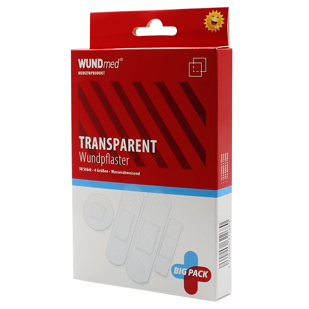 Austria product data sample: WUNDmed Wundpflaster Transparent