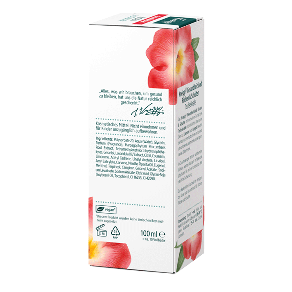 Bild: Kneipp Gesundheitsbad Rücken & Schulter 