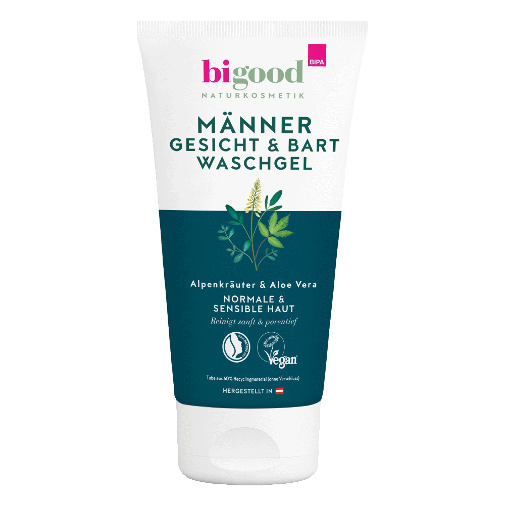 Bild: bi good Männer Gesicht und Bart Waschgel 