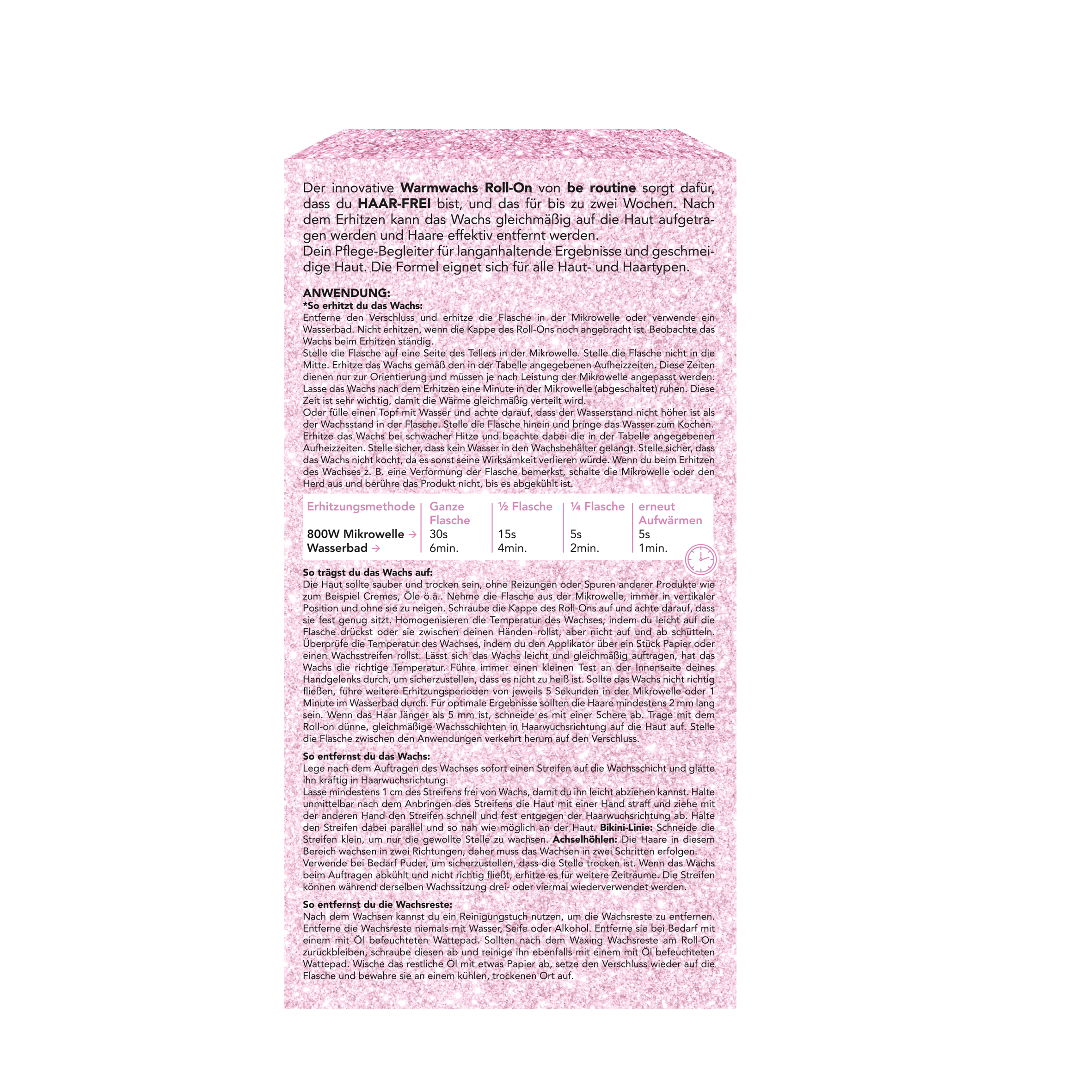 Bild: b.e. ROUTINE Warmwachs Roll On 