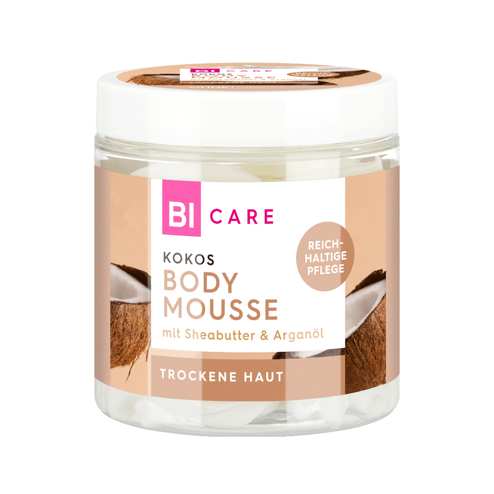 Bild: BI CARE Body Mousse Kokos-Vanille 