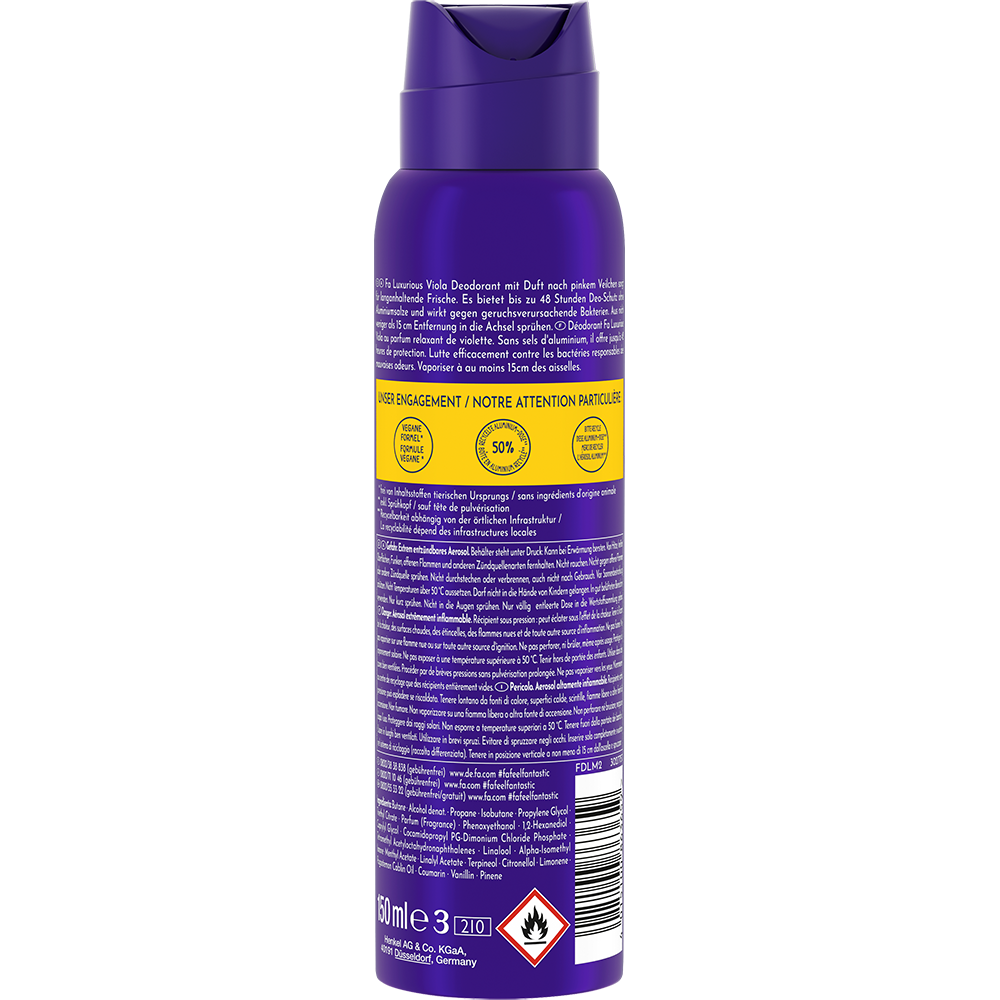 Bild: Fa Deo Spray Relaxing Luxurious Viola 