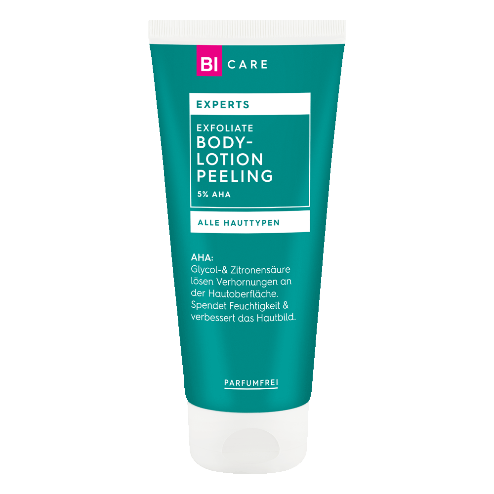 Bild: BI CARE AHA Peeling Bodylotion 