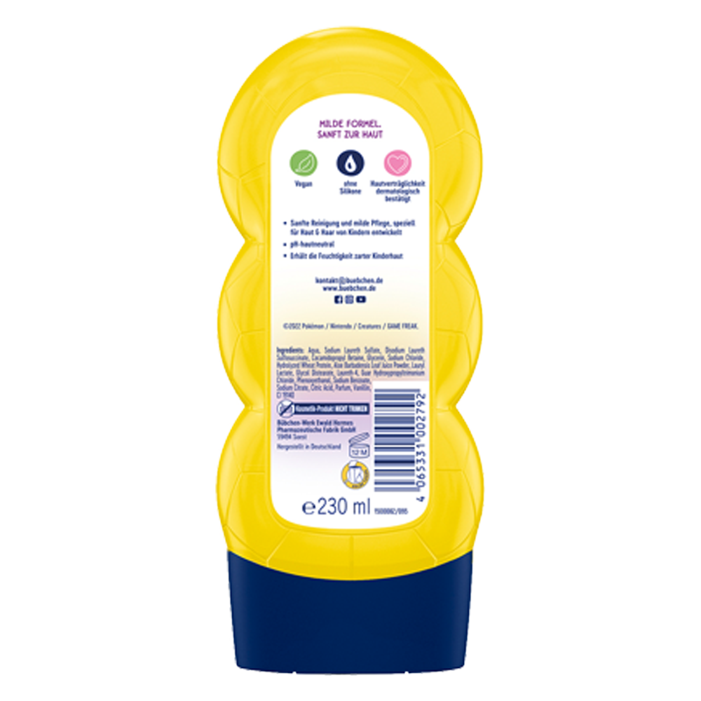 Bild: Bübchen 2in1 Shampoo und Duschgel Pikachu 
