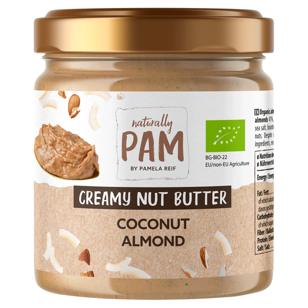 Bild: Naturally PAM by Pamela Reif Creamy Nut Butter Kokosnuss und Mandel 