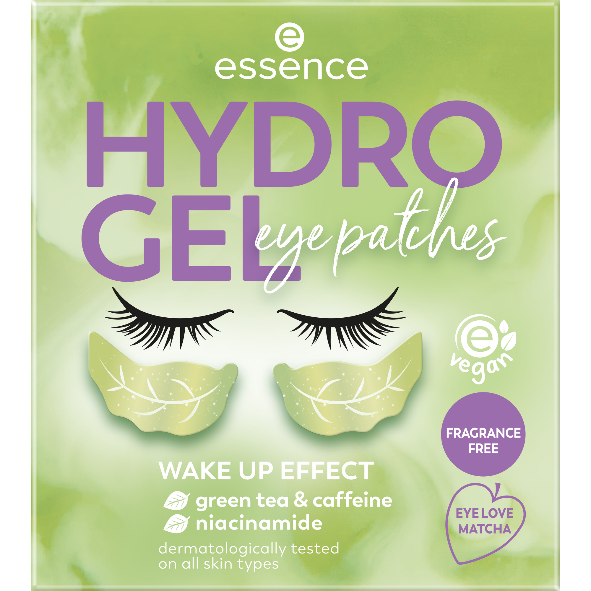 Bild: essence HYDRO GEL eye patches Eye Love Matcha 