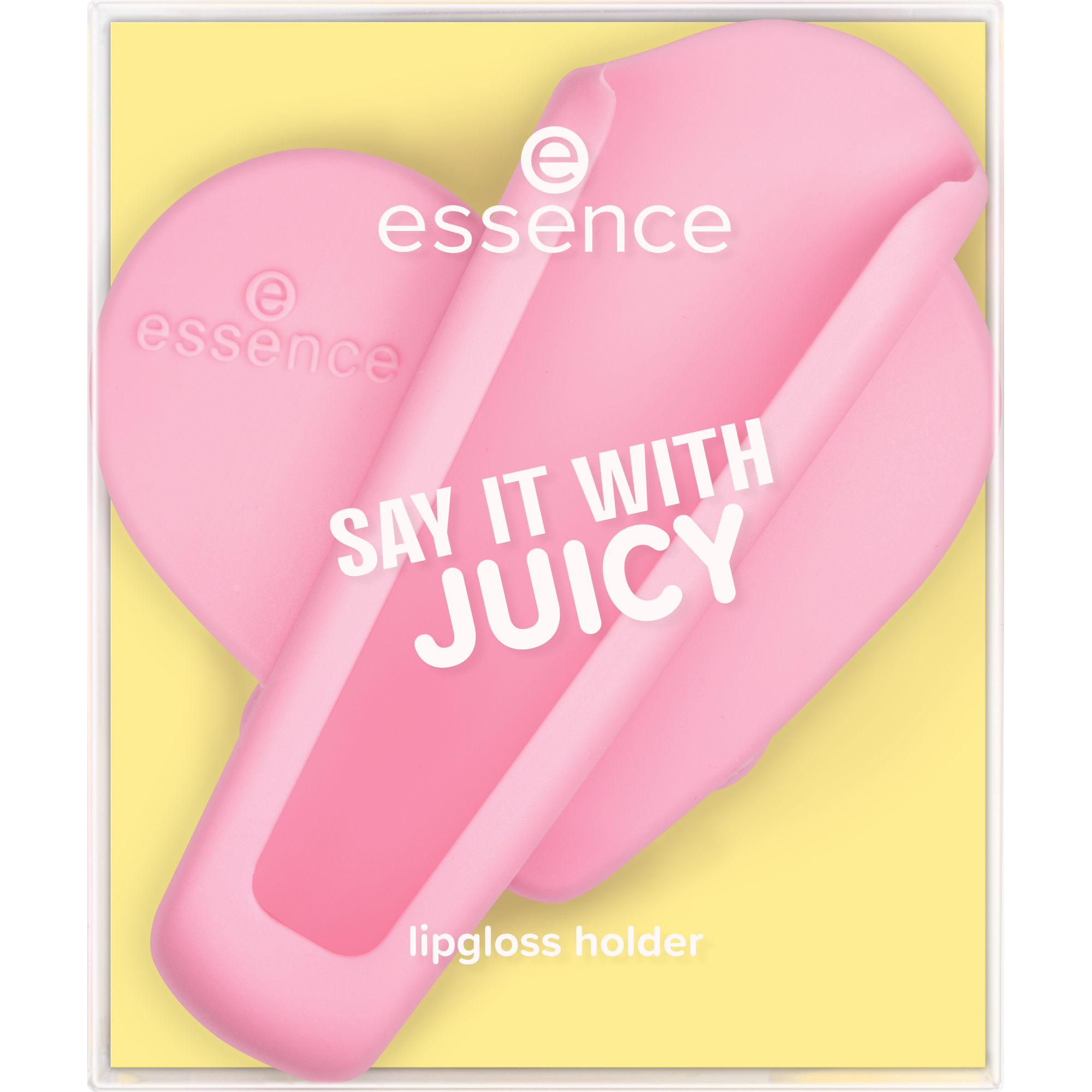 Bild: essence SAY IT WITH JUICY lipgloss holder 