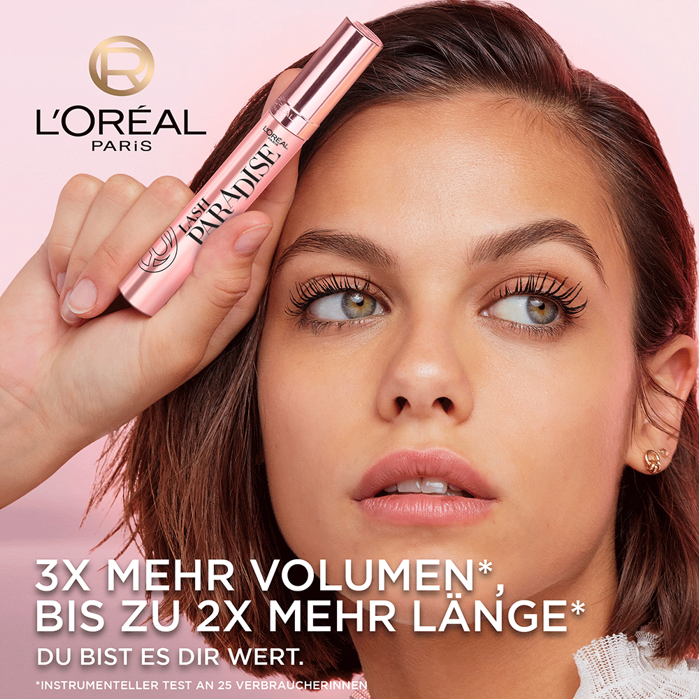 Bild: L'ORÉAL PARIS Lash Paradise Mascara schwarz