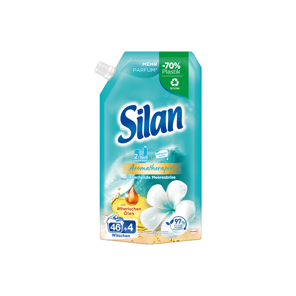 Bild: Silan Weichspüler Beutel Erfrischende Aromatherapie 