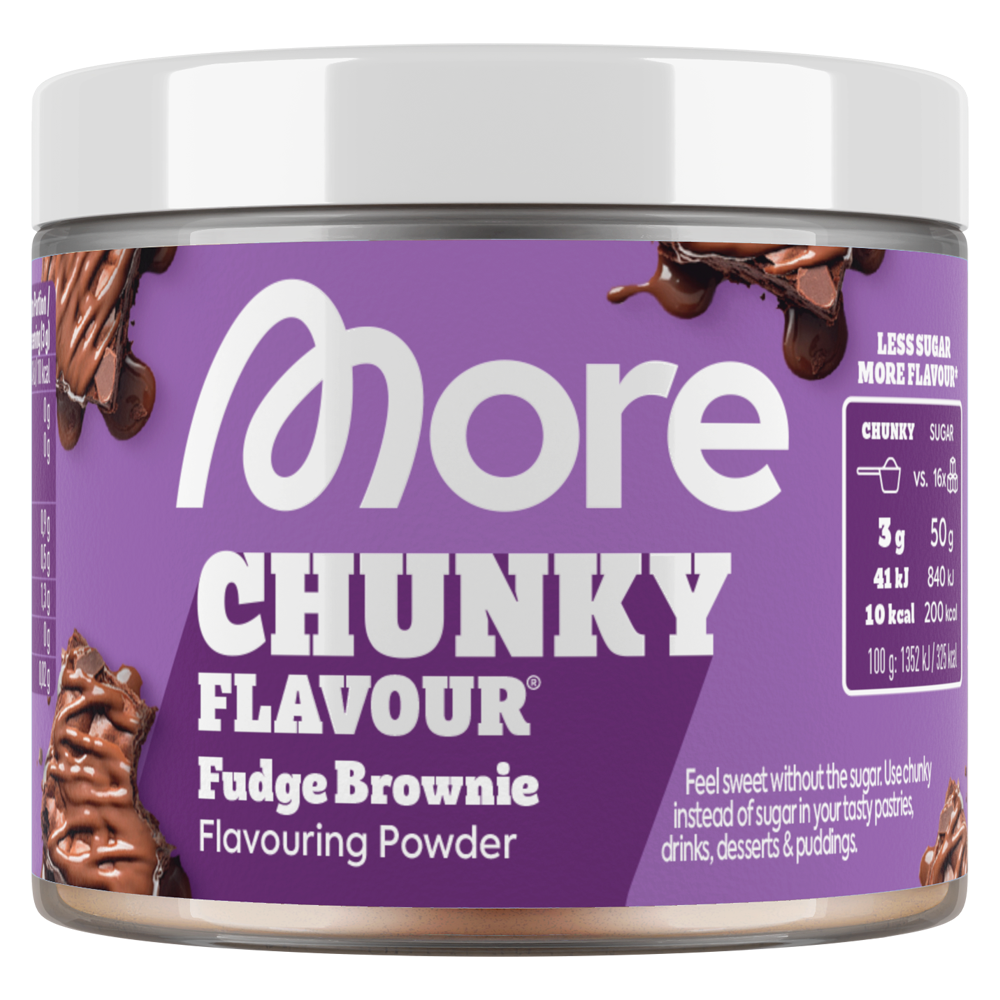 Bild: More Chunky Flavour Fudge Brownie Flavouring Powder 