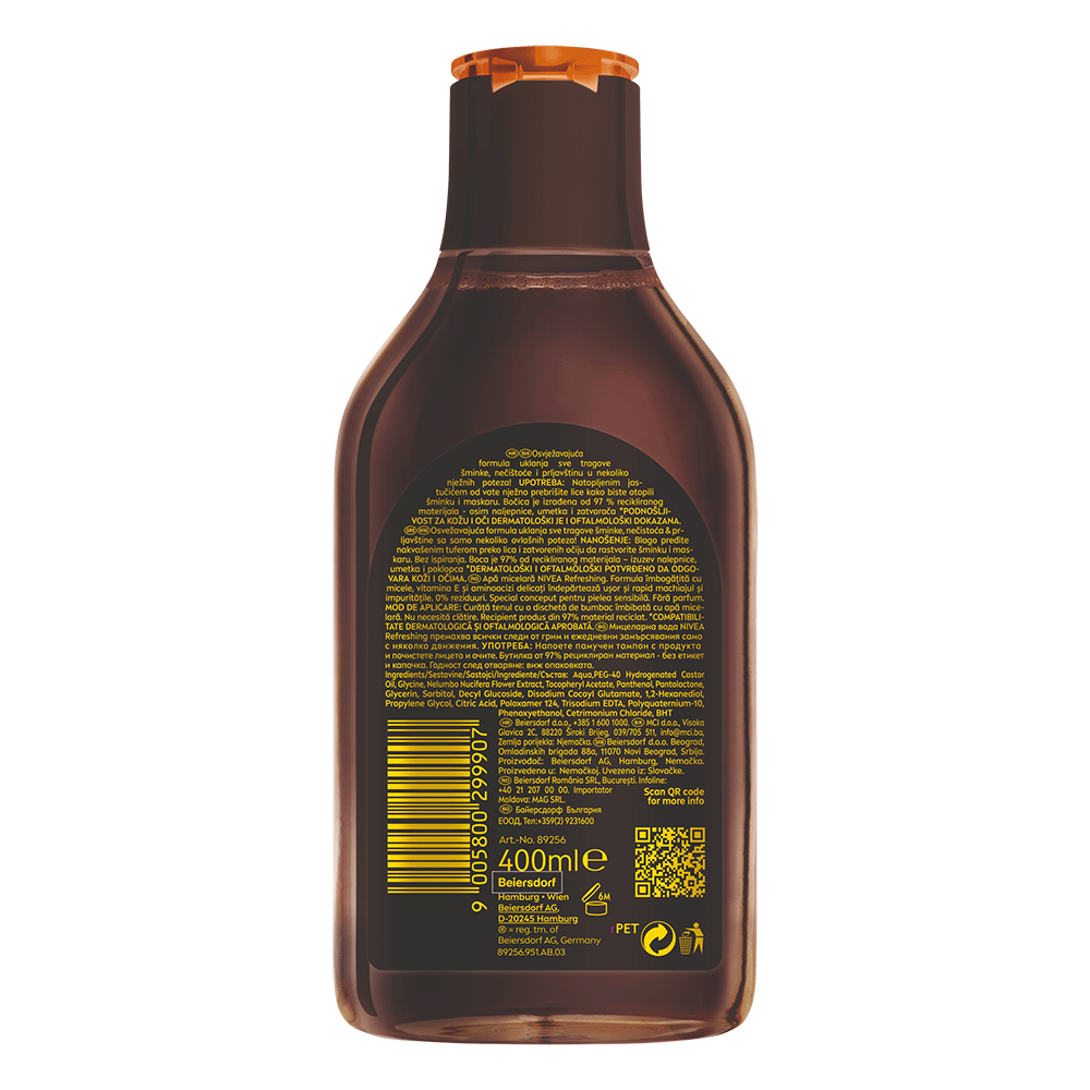 Bild: NIVEA Mizellenwasser Refreshing 