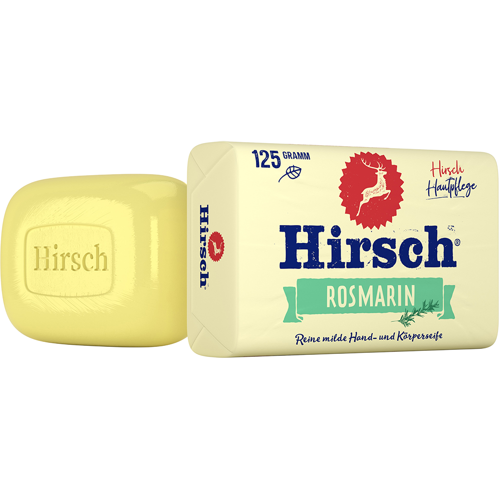 Bild: Hirsch Feste Seife Rosmarin 