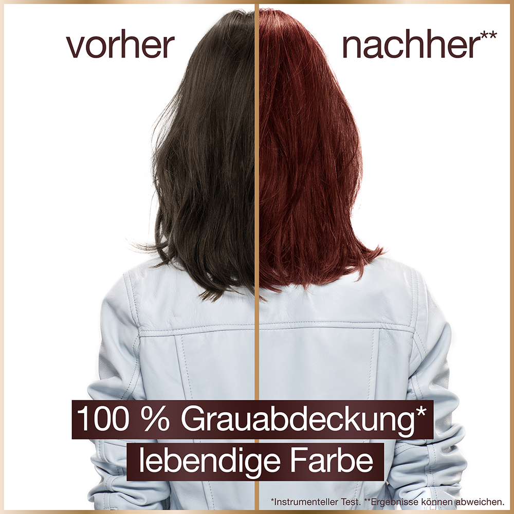 Bild: GARNIER GOOD Dauerhafte Haarfarbe Mahagoni Rotbraun Mahagoni Rotbraun