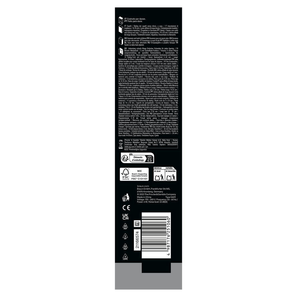 Bild: Braun Haarschneider Series 7 HC7590 