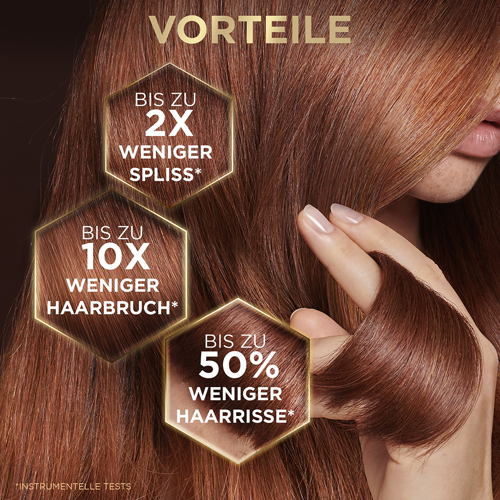 Bild: GARNIER Wahre Schätze Reparierendes Shampoo Honig Schätze Nachfüllpack 