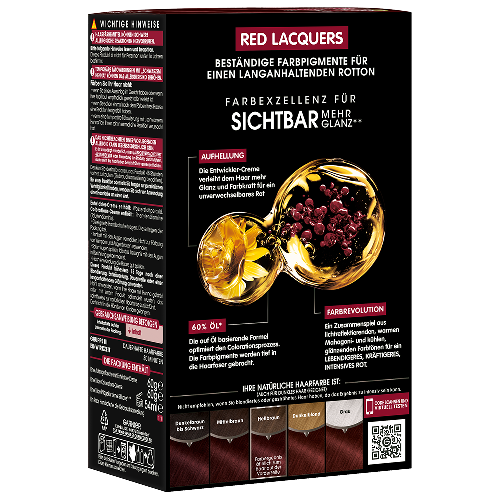 Bild: GARNIER Olia Red Lacquers Glänzendes Weinrot