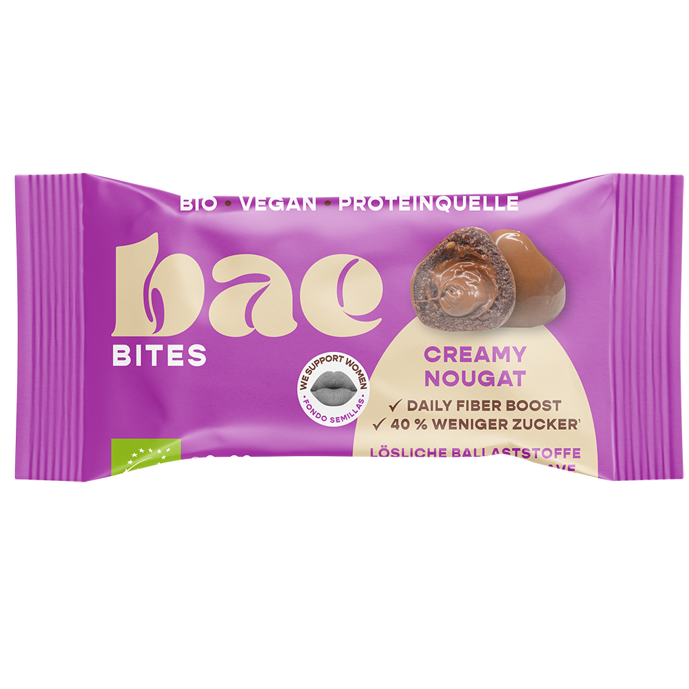 Bild: bae Bio Hafer-Bites Creamy Nougat 