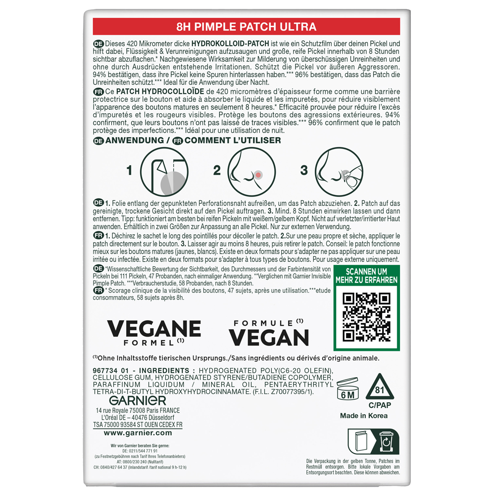 Bild: GARNIER Pimple Patch Ultra 