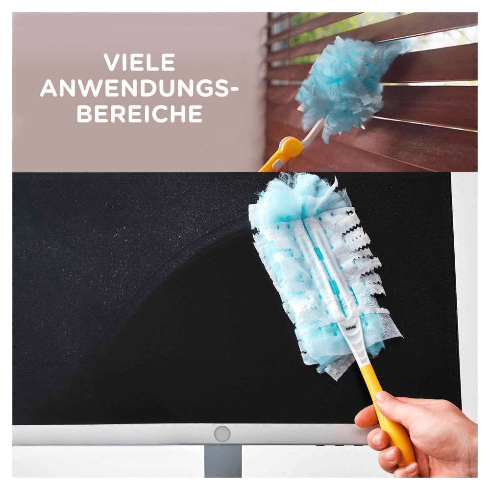 Bild: Swiffer Staubmagnet Kit (1 Griff + 3 Tücher) 