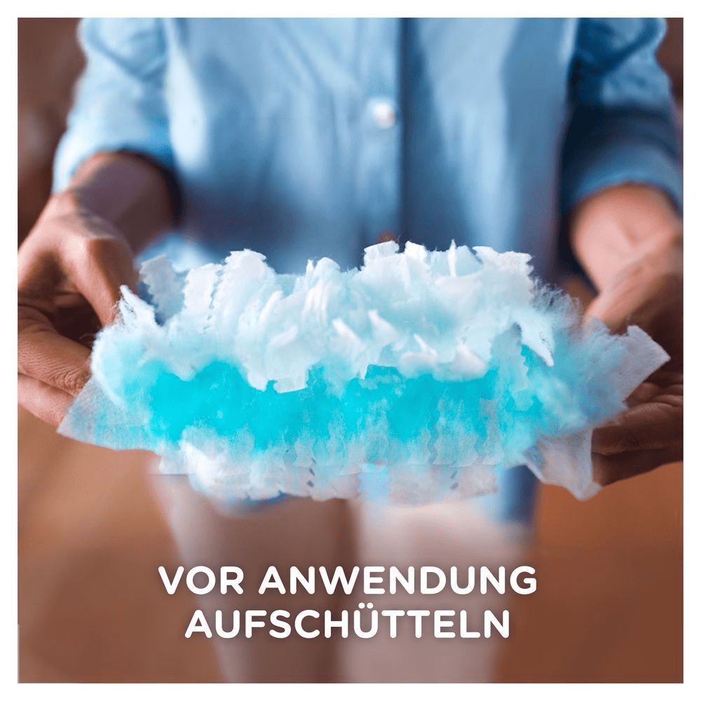 Bild: Swiffer Staubmagnet Kit (1 Griff + 3 Tücher) 