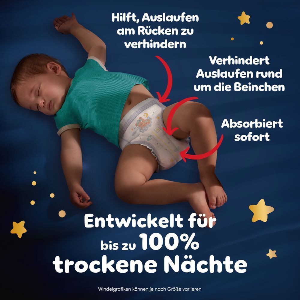 Bild: Pampers Night Pants Größe 5, 12kg-17kg, Monatsbox 