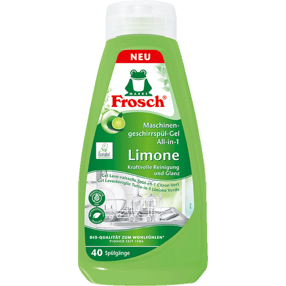 Bild: Frosch Maschinengeschirrspül-Gel All-in-1 Limone 