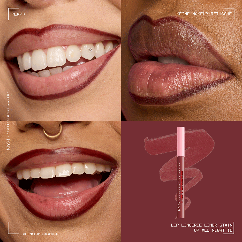 Bild: NYX Professional Make-up Lip Lingerie Lip Liner Stain Up All Night 10
