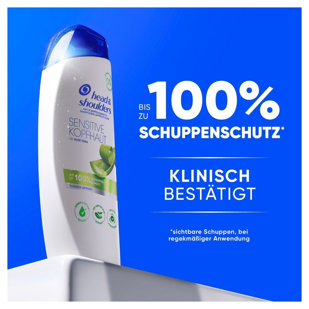 Bild: head & shoulders Empfindliche Kopfhaut  Anti-Schuppen-Shampoo 