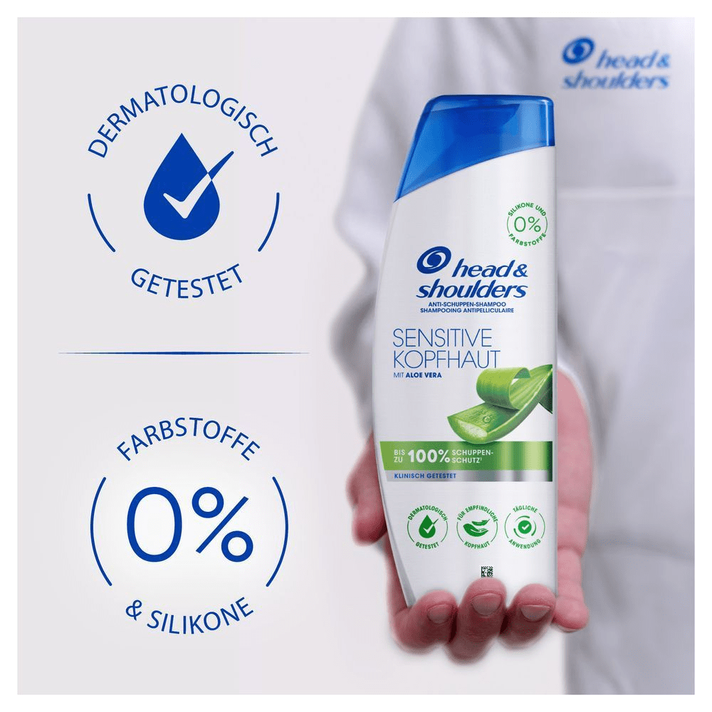 Bild: head & shoulders Empfindliche Kopfhaut  Anti-Schuppen-Shampoo 
