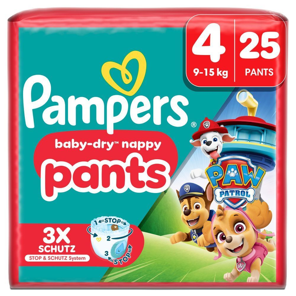 Bild: Pampers Paw Patrol Pants Größe 4, 9kg-15kg 