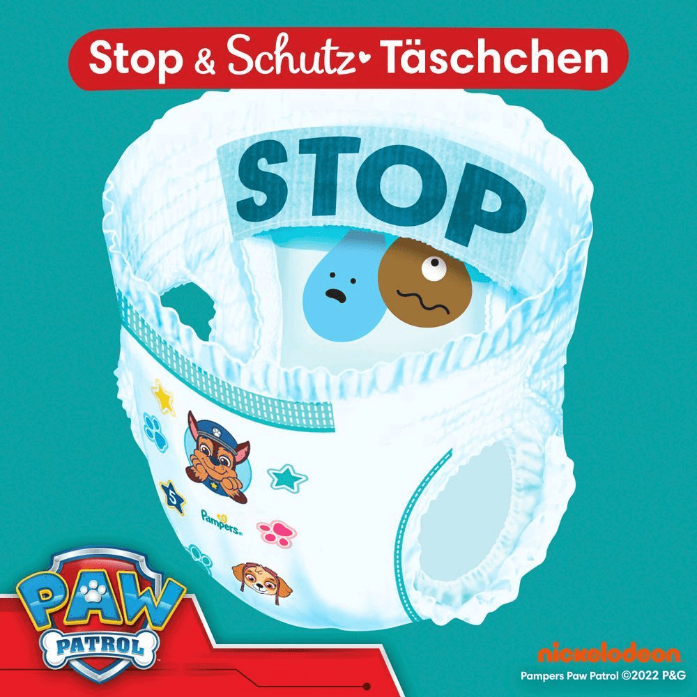 Bild: Pampers Paw Patrol Pants Größe 4, 9kg-15kg 