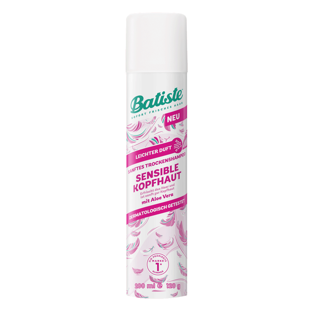 Bild: batiste Trockenshampoo Sensible Kopfhaut 