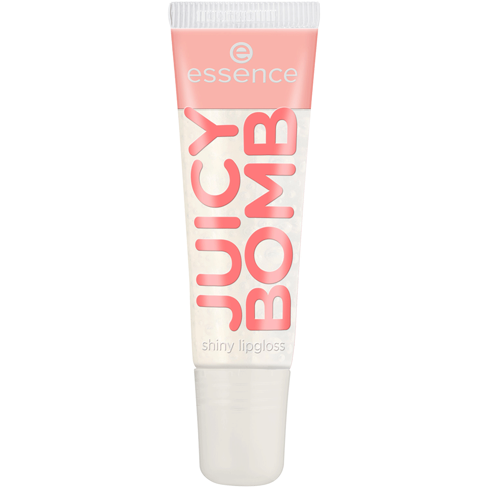 Bild: essence SAY IT WITH JUICY BETTER TOGETHER juicy bomb shiny lipgloss Lovely Litchi