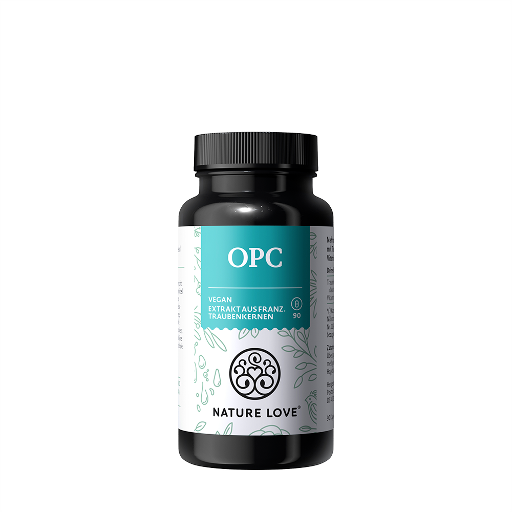 Bild: NATURE LOVE OPC mit Vitamin C 