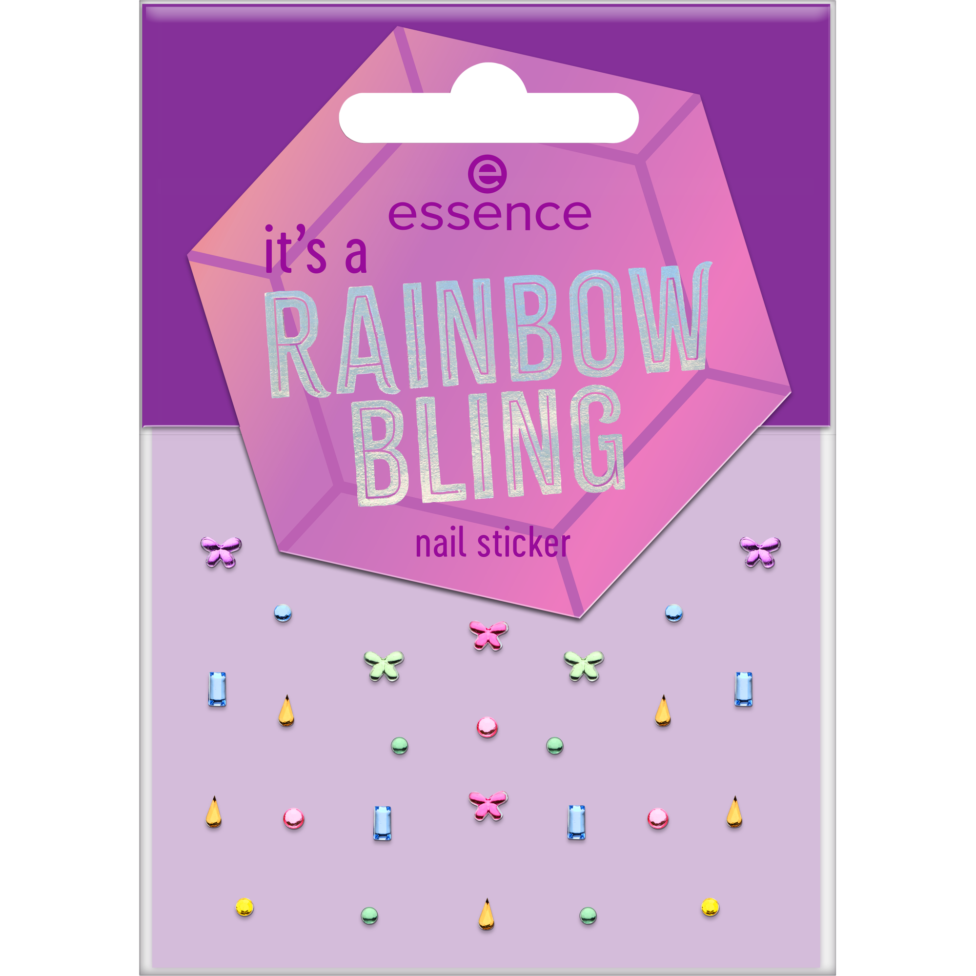 Bild: essence it"s a RAINBOW BLING nail sticker 