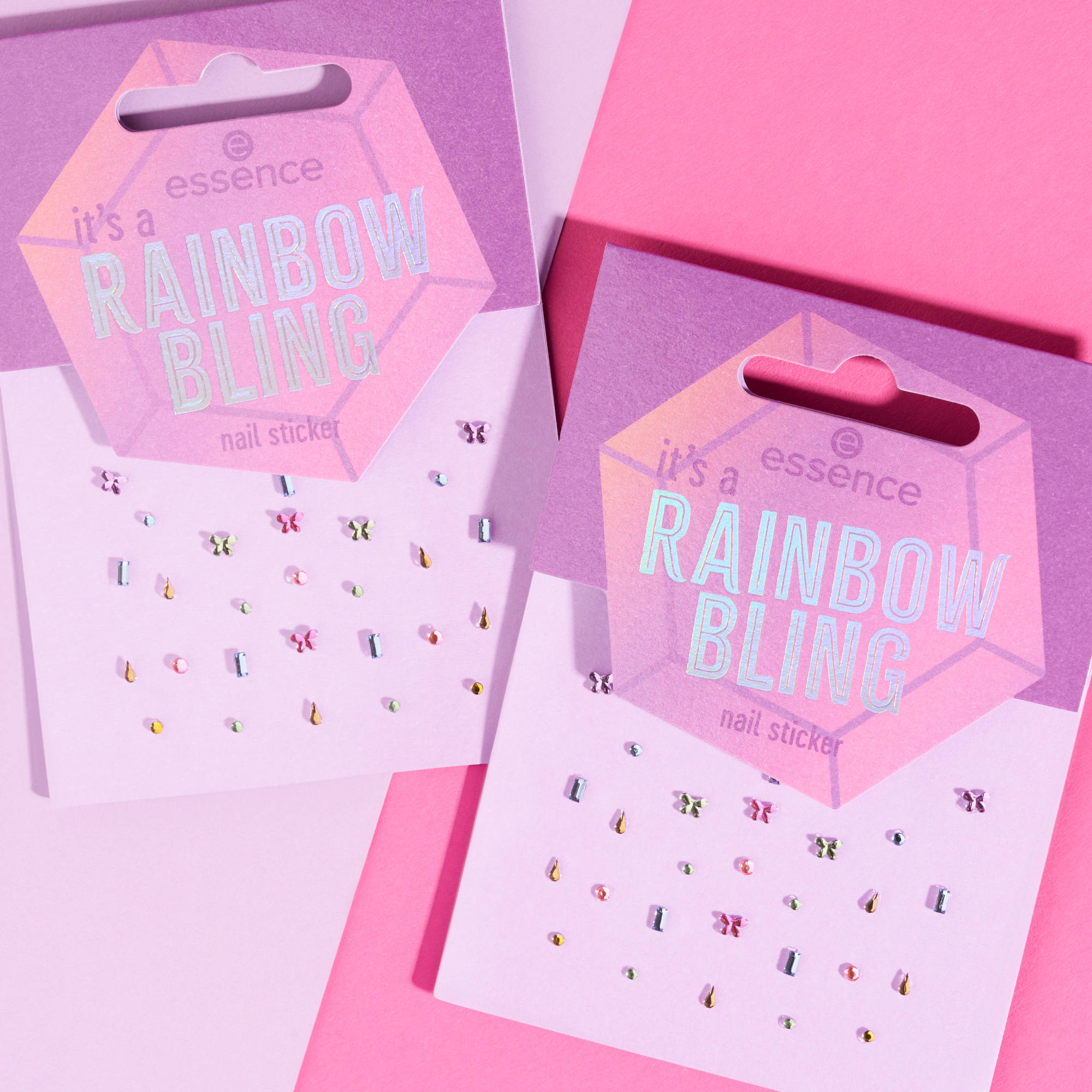 Bild: essence it"s a RAINBOW BLING nail sticker 