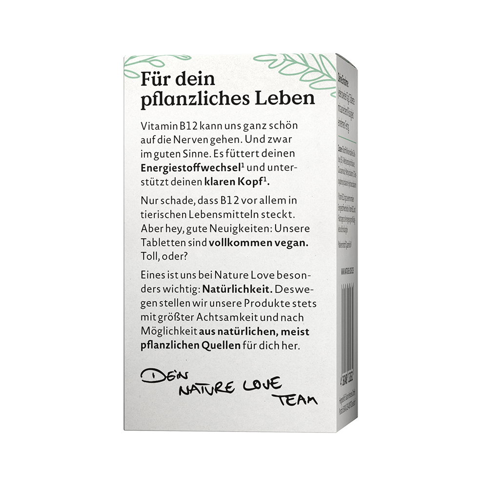 Bild: NATURE LOVE Vitamin B12 