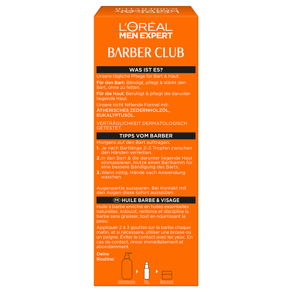 Bild: L'ORÉAL PARIS MEN EXPERT Barber Club Bartöl 