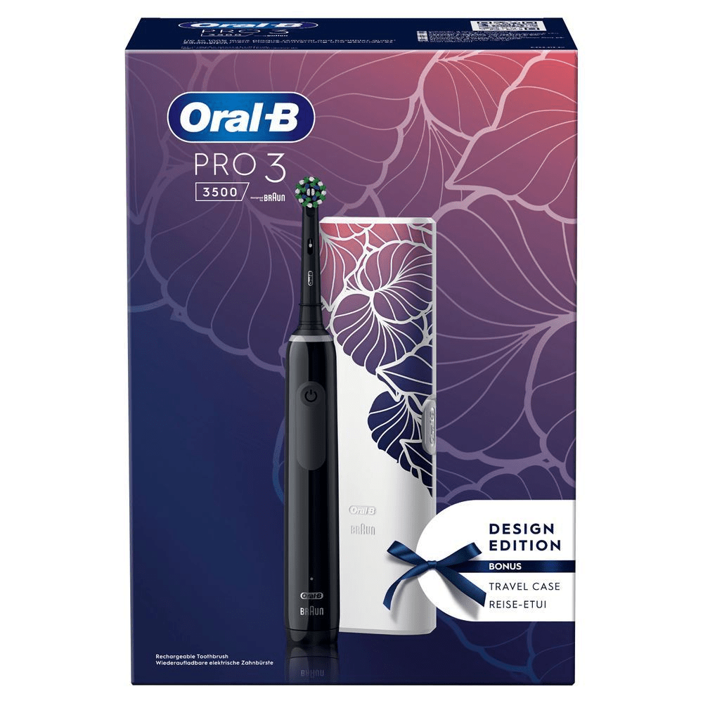 Bild: Oral-B PRO 3 3500 Elektrische Zahnbürste, Schwarz 