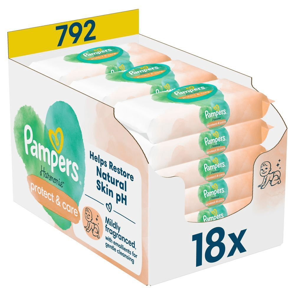 Bild: Pampers Harmonie Protect &amp; Care Feuchttücher 