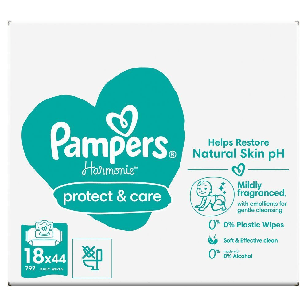Bild: Pampers Harmonie Protect &amp; Care Feuchttücher 