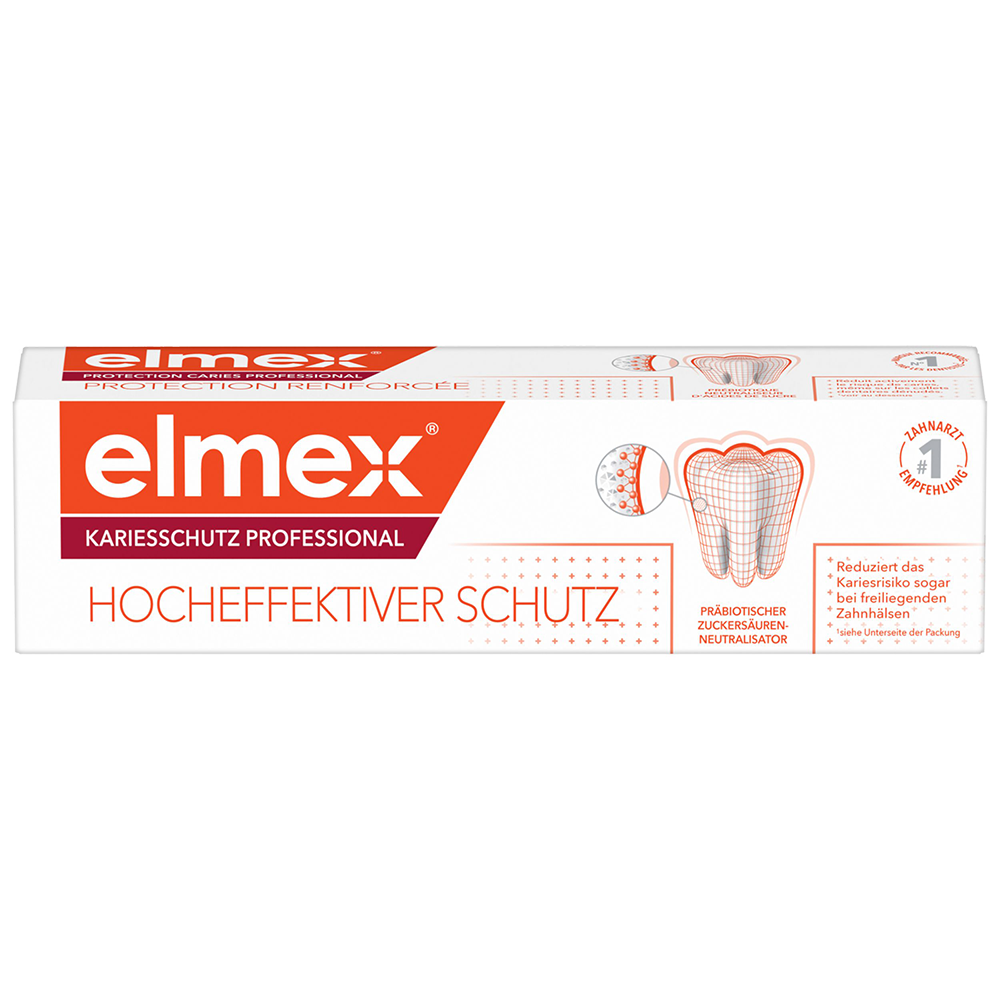 Bild: elmex Zahnpasta Kariesschutz Professional 