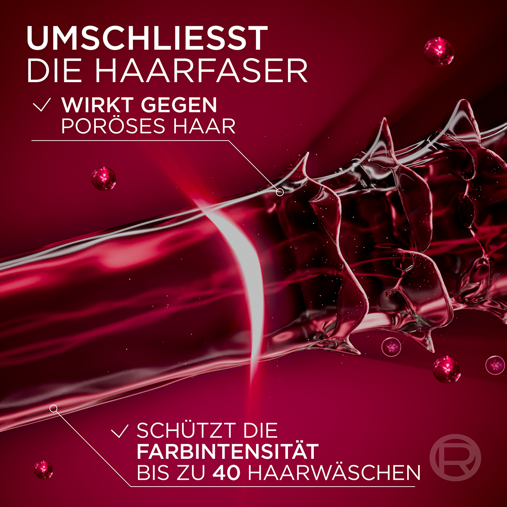 Bild: L'ORÉAL PARIS ELVITAL Color Glanz Pflege Farbschutz Shampoo & Spülung