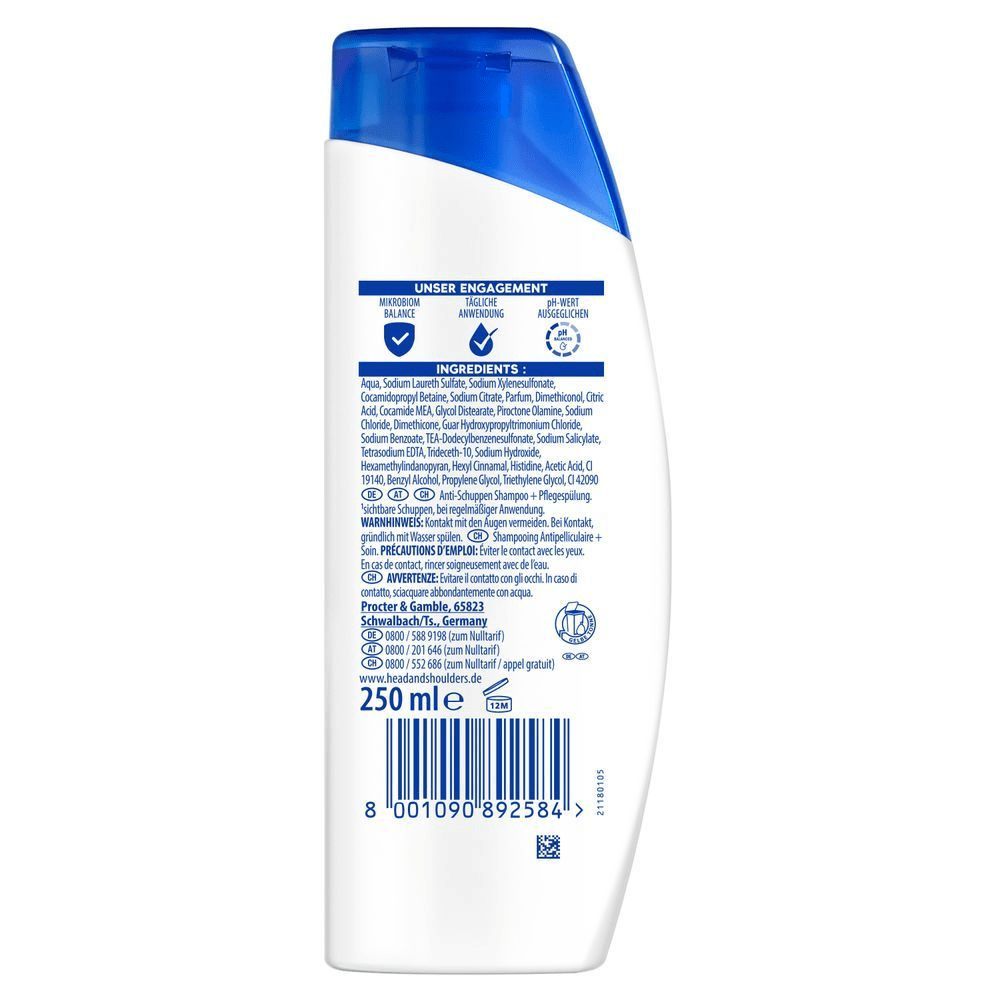 Bild: head & shoulders Apple Fresh 2-in-1 Anti-Schuppen Shampoo 