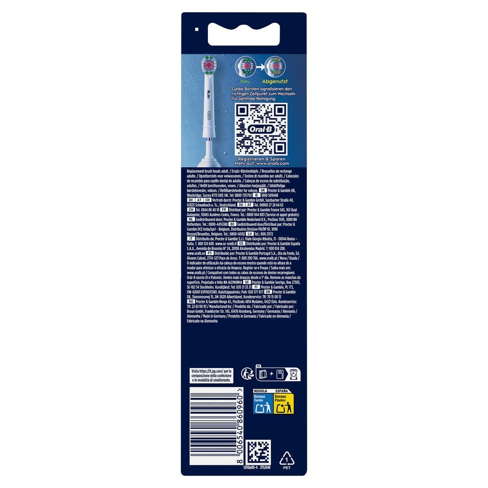 Bild: Oral-B Pro 3DWhite Aufsteckbürsten, Weiß 