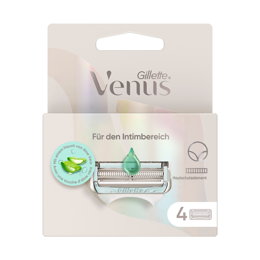 Bild: Gillette Venus Damenrasierer für den Intimbereich Ersatzklingen