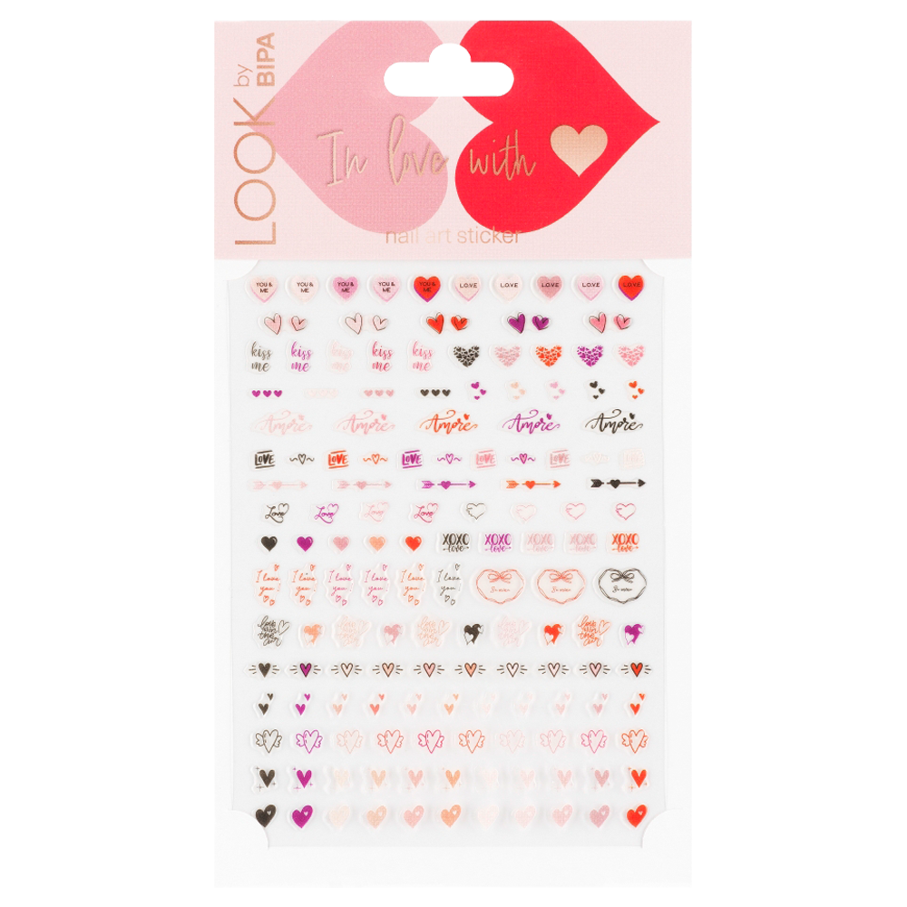 Bild: LOOK BY BIPA Nagelsticker In Love With 