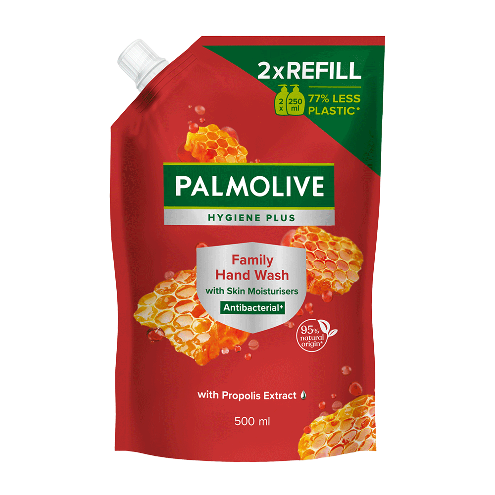Bild: Palmolive Hygiene Plus Flüssigseife Family Nachfüllung