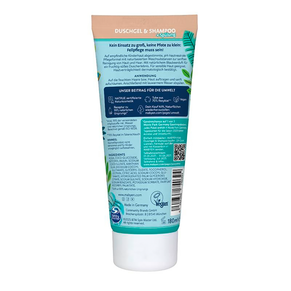 Bild: Mabyen Kids Duschgel, Shampoo und Spülung 