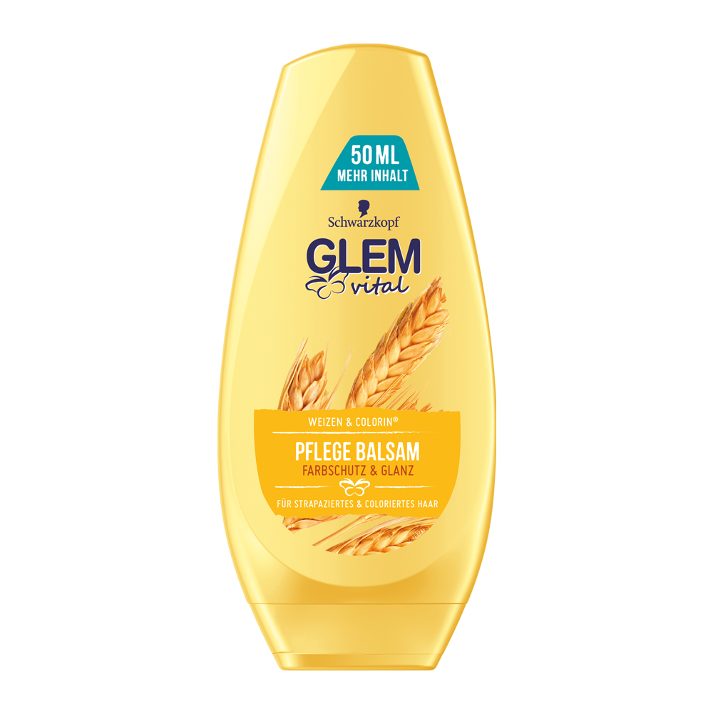 Bild: GlemVital Pflege Balsam Farbschutz & Glanz 